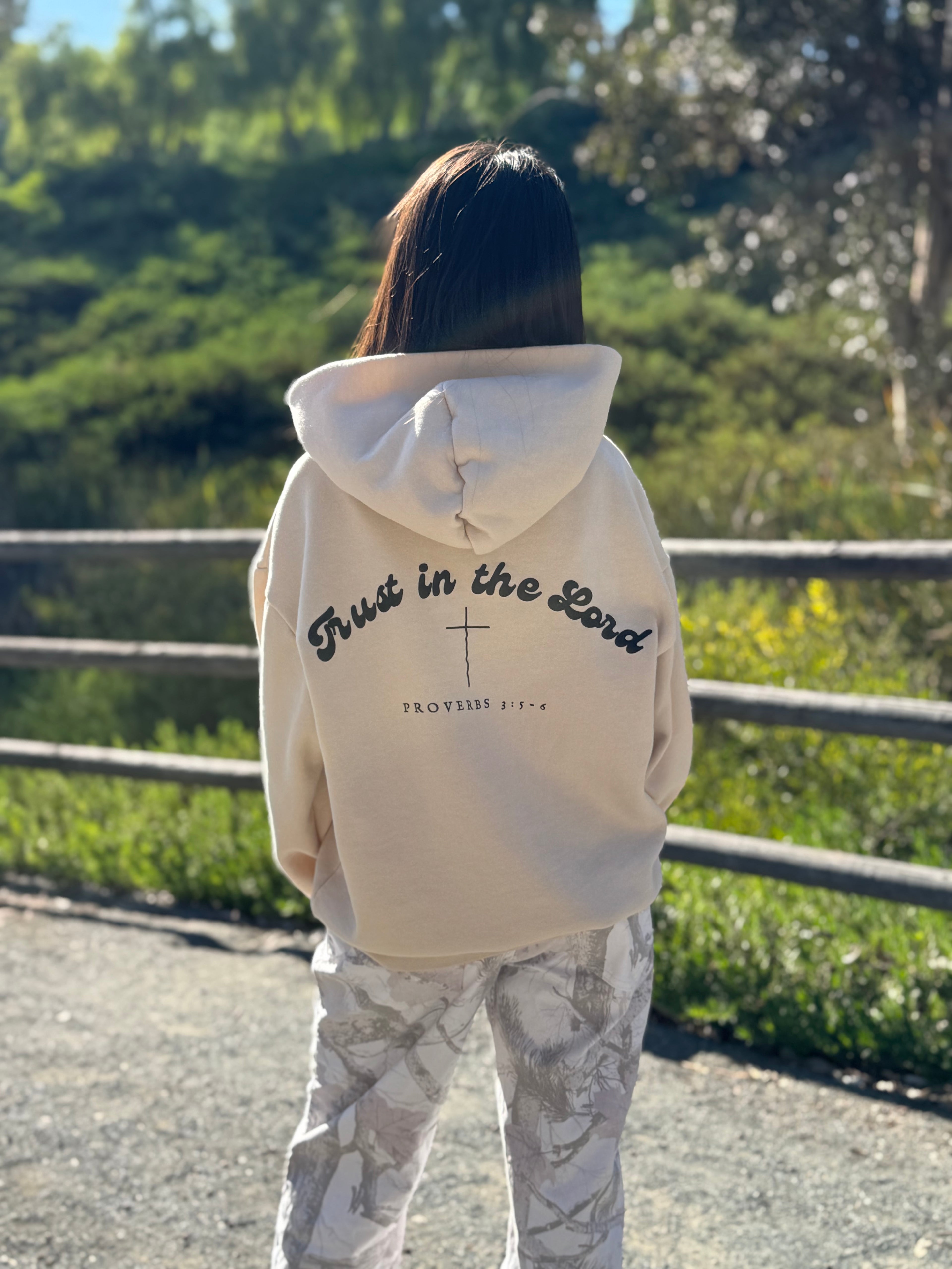 Trust In The Lord Hoodie - Christian Faith Hoodie | Inspirational Apparel