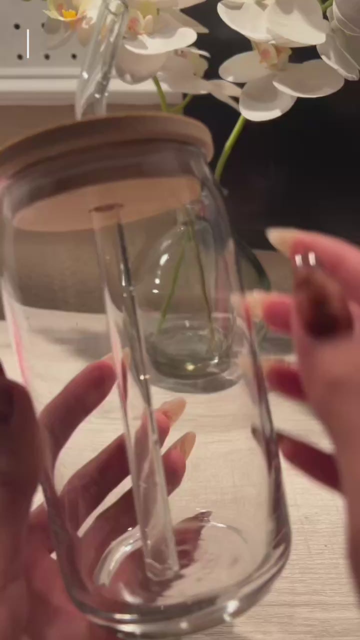 Faith-Based Glass Tumbler – Sip with Purpose