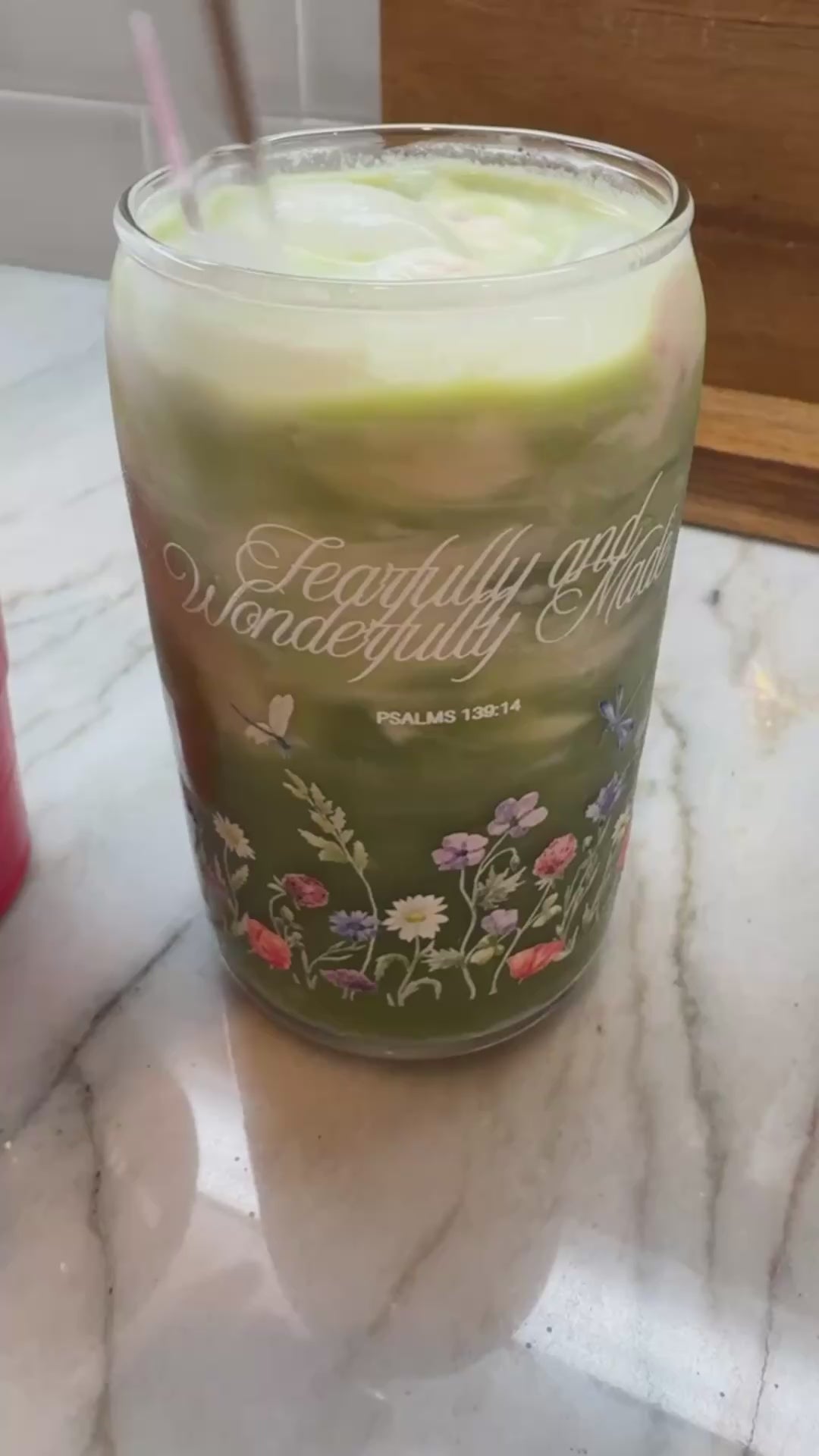 Faith-Based Glass Tumbler – Sip with Purpose