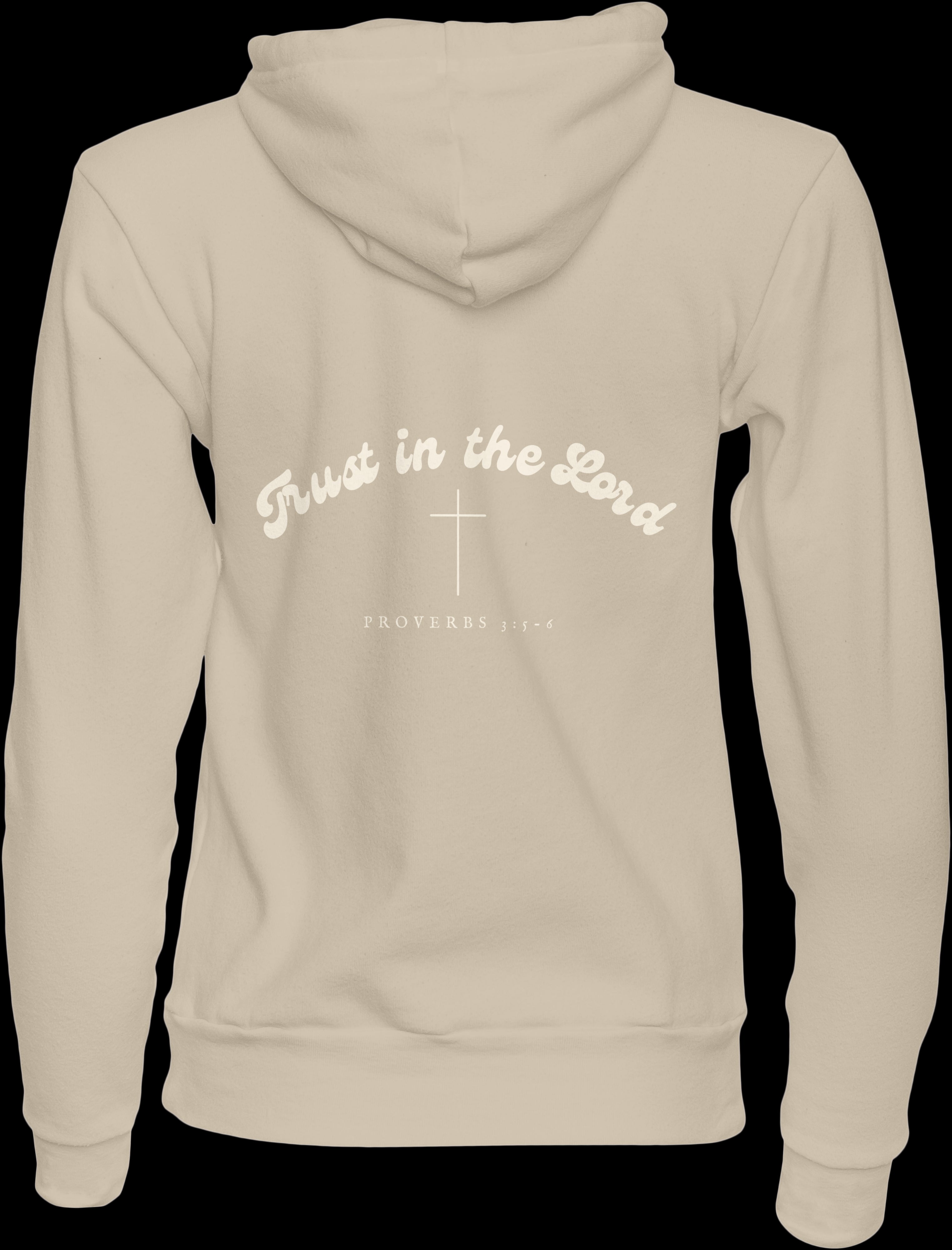 Trust In The Lord Hoodie - Christian Faith Hoodie | Inspirational Apparel