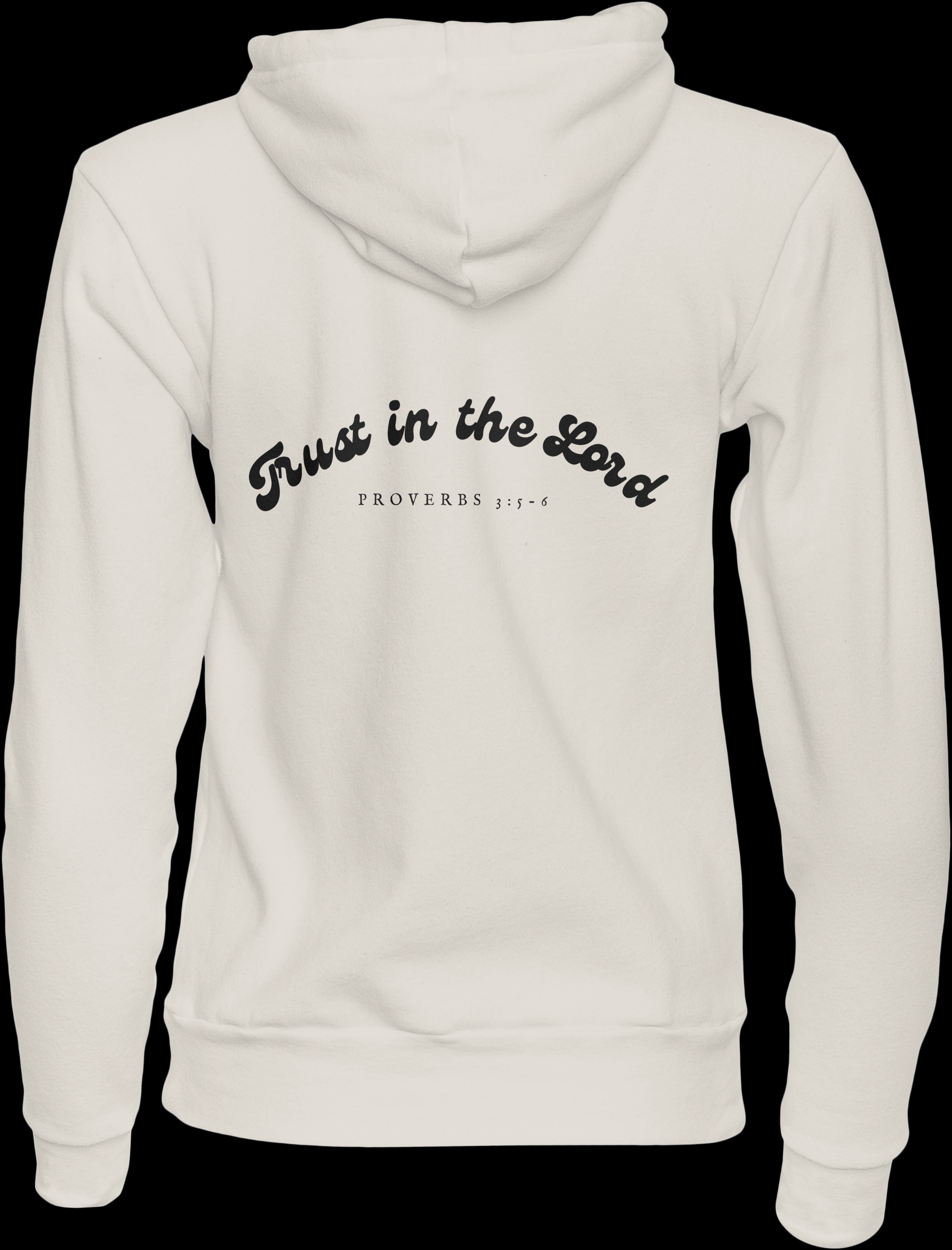 Trust In The Lord Hoodie - Christian Faith Hoodie | Inspirational Apparel